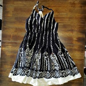 Cassee's Black and White Cotton Sundress size XL